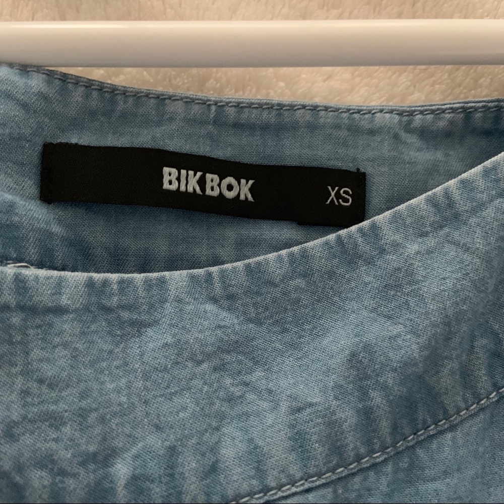 Bik Bok Floaty Chambray Skirt - Picture 3 of 4